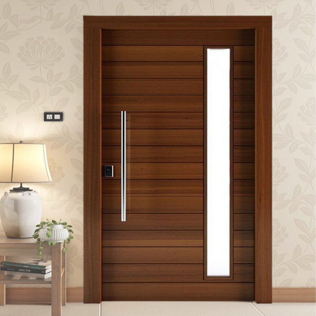 WPC & PVC Door with laminate used